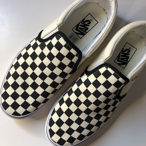 Vans Men’s Checkered Slip-Ons